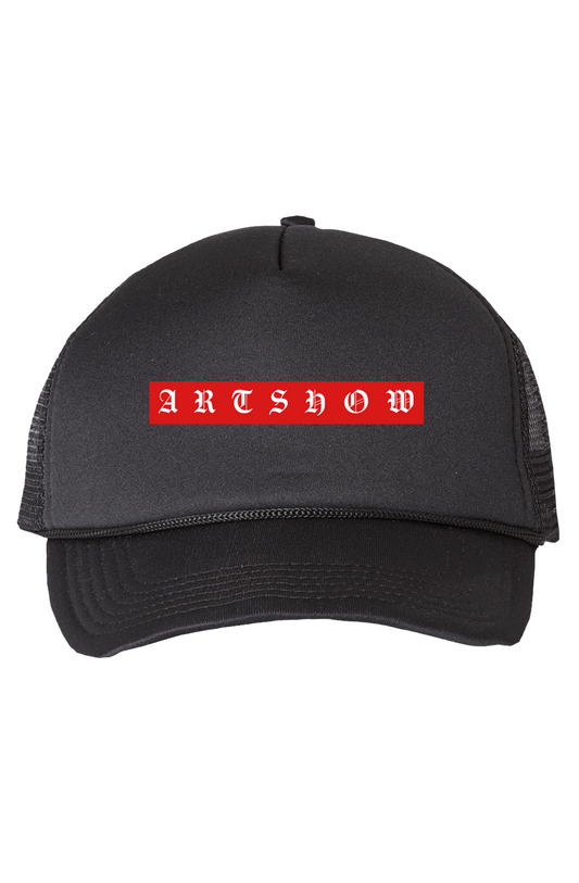 Art Show Black Mesh Trucker Cap